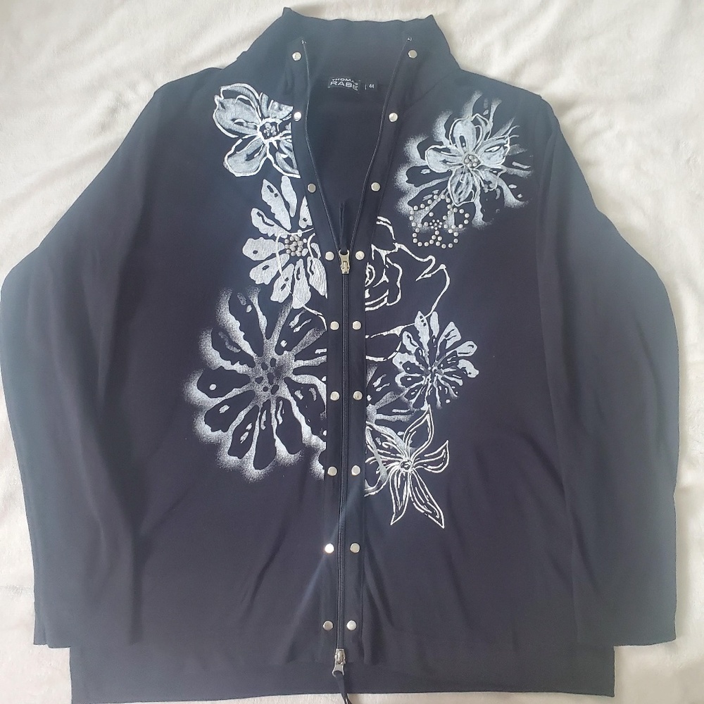 THOMAS RABE WOMEN'S ZIPPERED FLORAL PRINT SHACKET SIZE US14